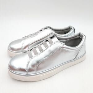 Reaction Kenneth Cole Bonnie Metallic Slip-On Sneaker Women's Size US7 EU37.5
